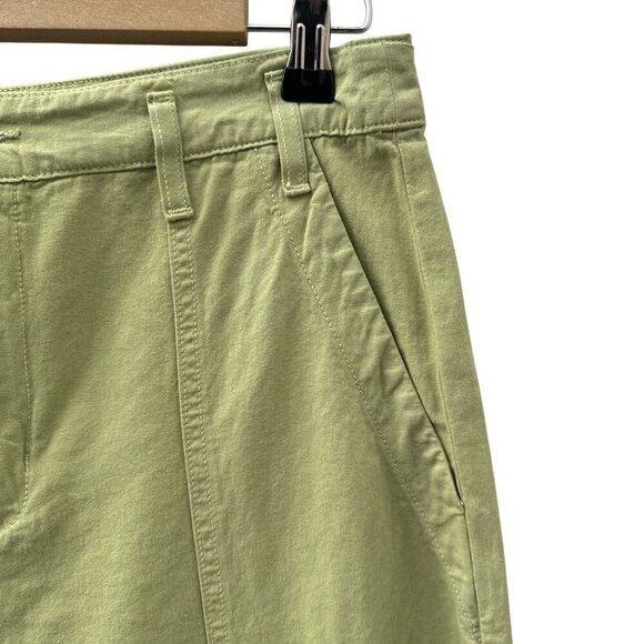 The Great Vintage‎ Straight Relaxed Fit Pants Flat Front Pockets Green Women 28 - Picture 7 of 16